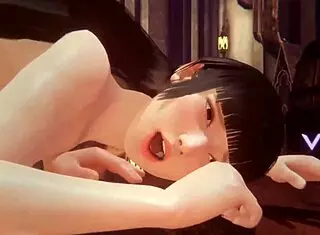 Uncensored hentai 3D Misaki gets fucked good in doggy style! Rise of Eros!