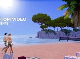 Beach Walk With Taylor And Joe - 3D Hentai - Preview Version 😍