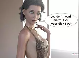 Mia explores adult 3D porn comics