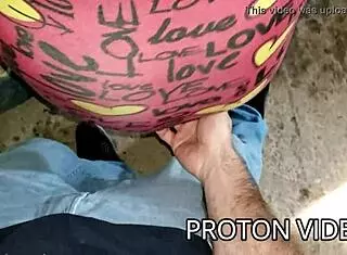 Wife Craves Hard Bareback Fuck in Backroom