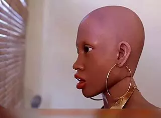 no hair down there, but that thick delicious booty and wide hips – ready for some fucking?