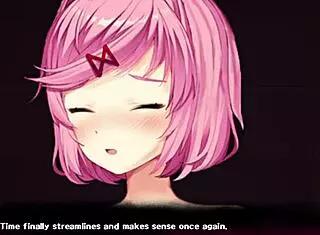 ddlc triple trouble - natsuki in the restroom