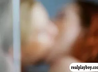 two babes fucking blue dildo while licking, want to join?