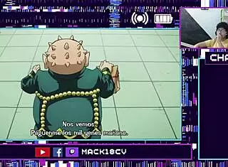 Intense battles in Jojo's Bizarre Adventure part 4