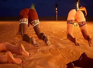 wildlife orgy explodes in hentai anime!