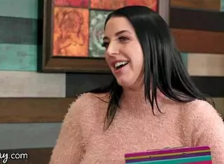 Girlsway: Straight Friend Fingered by Lesbian Babe Angela White