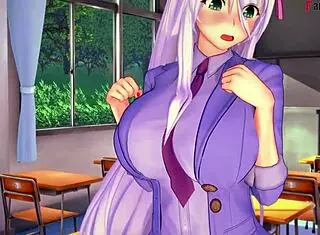 Akeno and Rias Gremory Share a Steamy 3some in High School DxD NTR Madness