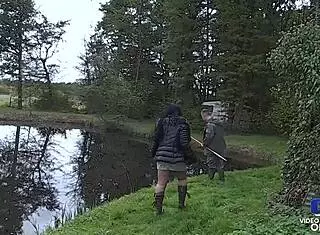 Tatiana Craves Hard Action During Outdoor French Vacation Fun.