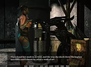 Hot public lake sex scene in wild 3D cartoon action.