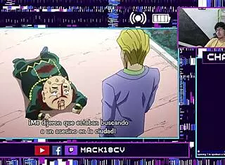 Intense battles in Jojo's Bizarre Adventure part 4