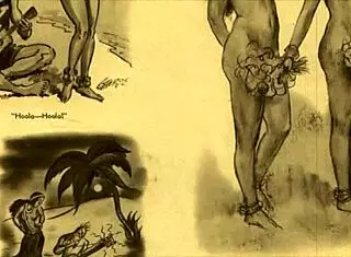 Vintage Antique Retro Erotic Drawings From Hentai Anime