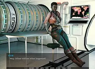 Hot public lake sex scene in wild 3D cartoon action.