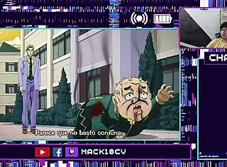 Intense battles in Jojo's Bizarre Adventure part 4