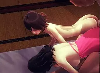 uncensored hentai 3d kaya mia threesome with futanari