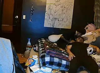 Asian couple fucks publicly after work