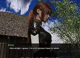 Redhead And Blonde Play Knights Tale