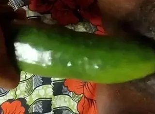 Cyndy Blackslave Drives Me Wild with Cucumber Fuck and Squirt!