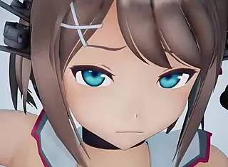 Maya from Kantai Collection gets fucked hard in anime hentai cartoon
