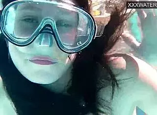 Minnie Manga and Eduard Fuck Hard and Cum in Swimming Pool.