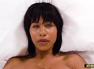 black goddess jenna foxx masturbates