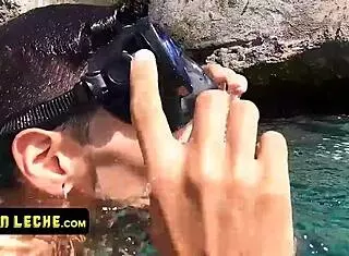 Snorkeling turns to hardcore fucking