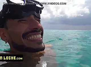 Snorkeling turns to hardcore fucking