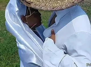 Ijeoma Fucks Strange Man Outdoors