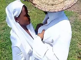 Ijeoma Fucks Strange Man Outdoors