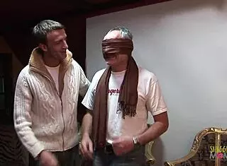 Curvy Blonde Dominates Four Guys with Blowjobs and Double Penetration