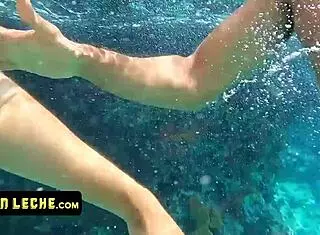 Snorkeling turns to hardcore fucking