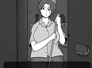 Hot Milf Teaches Shy Boy Sex In Washroom