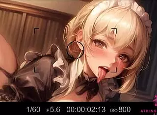 Cute Blond Maid GETS CREAMPIE From Boss In POV