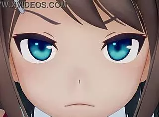 Maya from Kantai Collection gets fucked hard in anime hentai cartoon