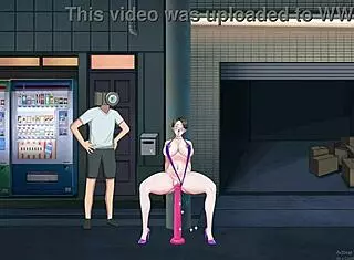 Shameless MILF showing off her big tits and ass!