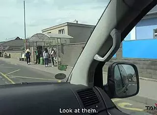 Dirty Whore Gets SMASHED in Take-Van for Looking So Ready to Play