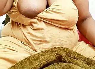 Sexy college coed shows off her big tits