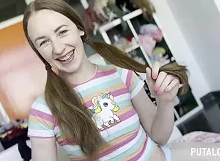 Teen Ucraniana Emma Fantasy Seduces Torbe for Cum