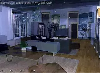 Exploring Isabella's house with erotic encounters after a night out.