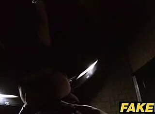 fake cop cheeky young 18+ lass likes daring outdoor sex 🚔