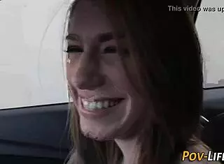 cute teen brunette pov sex