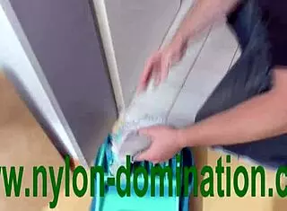 nylon domina trains housewife with humiliation and spitting