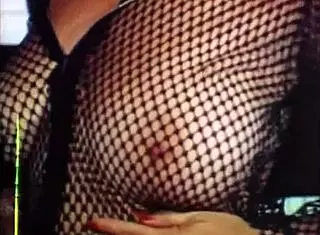 vintage milf with big tits shows off her hairy beaver