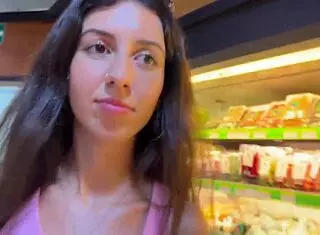 I’ll buy anything if she walks supermarket with cum on face after blowjob