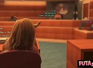 Futa3dx - Courthouse futa drama explodes into juicy threesome