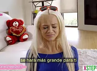 Valentine’s gift for my step-sis with a steamy surprise!