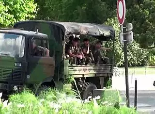 under the eiffel tower in paris france extreme public sex risky threesome orgy