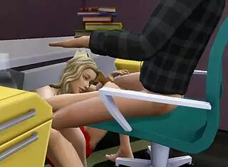 Blonde Stepmom Fucks Nerd Virgin Son