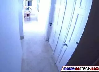 seducing cute babe with small tits in public