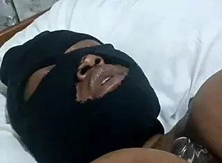 Big Tits Ebony Masturbating With Dildo