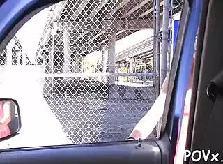 Lustful babe showers then enjoys sexy sex, but i think i licked her tits wrong or something.